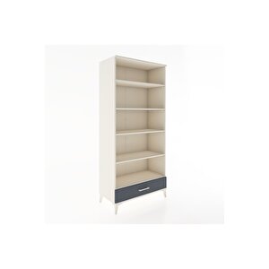Hyperion Dolap 5 Raflı Tek Çekmeceli 88x44x195 Aytaşı-antrasit