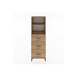 Hyperion Dolap 2 Raflı 3 Çekmeceli 60x44x182 Çam-çam