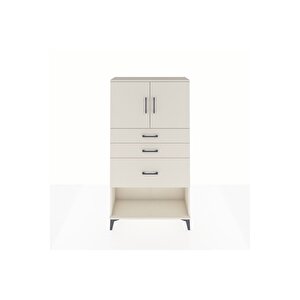 Arges Dolap 2 Raflı 3 Çekmeceli 2 Kapaklı 88x30x163 Aytaşı-aytaşı