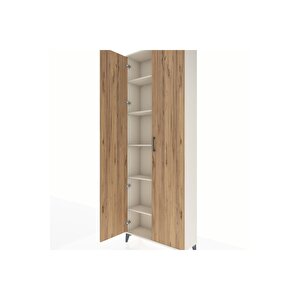 Arges Dolap 5 Raflı 2 Kapaklı 88x30x243 Aytaşı-çam