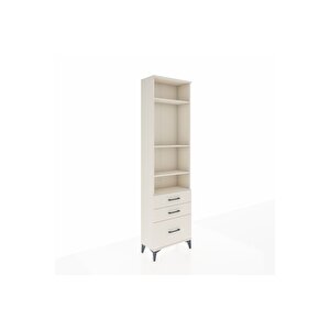 Arges Dolap 4 Raflı 3 Çekmeceli 60x30x221 Aytaşı-aytaşı