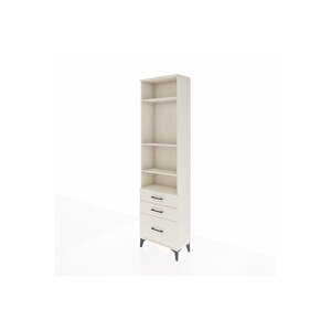 Arges Dolap 4 Raflı 3 Çekmeceli 60x30x221 Aytaşı-aytaşı