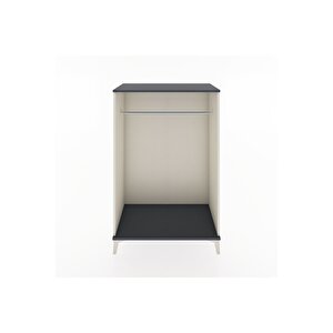 Hyperion Dolap Tek Askılı 88x44x134 Aytaşı-antrasit