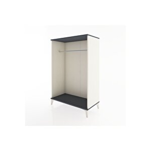 Hyperion Dolap Tek Askılı 88x44x134 Aytaşı-antrasit
