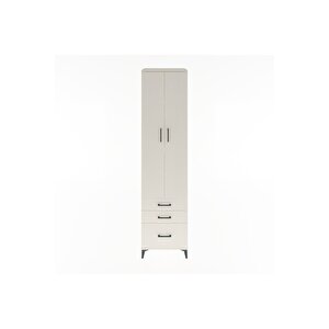 Hyperion Dolap 5 Raflı 3 Çekmeceli 2 Kapaklı 60x44x243 Aytaşı-aytaşı