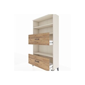 Arges Dolap 3 Raflı 2 Çekmeceli 88x30x163 Aytaşı-çam