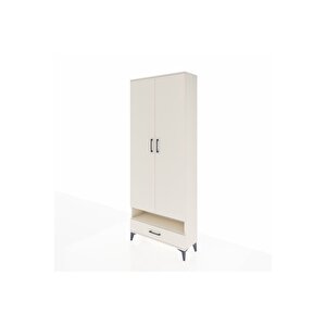 Arges Dolap 6 Raflı Tek Çekmeceli 2 Kapaklı 88x30x221 Aytaşı-aytaşı