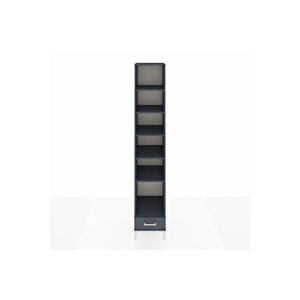 Hyperion Dolap 6 Raflı Tek Çekmeceli 44x44x243 Antrasit-antrasit