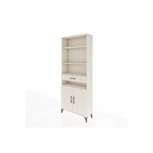 Arges Dolap 5 Raflı Tek Çekmeceli 2 Kapaklı 88x30x221 Aytaşı-aytaşı