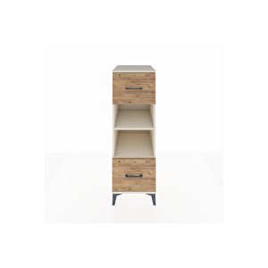 Kronos Dolap 2 Raflı 2 Çekmeceli 44x59x134 Aytaşı-çam