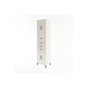 Hyperion Dolap 3 Raflı 4 Çekmeceli 4 Kapaklı 60x44x243 Aytaşı-aytaşı