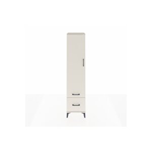 Hyperion Dolap 2 Raflı 2 Çekmeceli Tek Askılı 44x44x195 Aytaşı-aytaşı