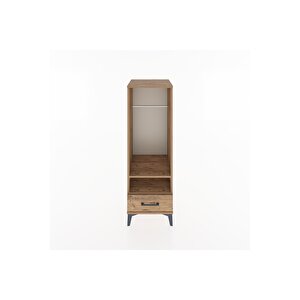 Hyperion Dolap 2 Raflı Tek Çekmeceli Tek Askılı 44x44x134 Çam-çam