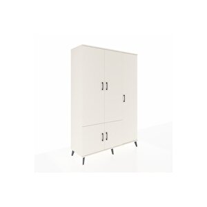 Hyperion Gardrop 7 Raflı 5 Kapaklı Tek Askılı 132x44x195 Aytaşı-aytaşı