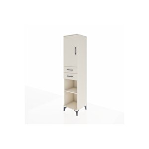 Hyperion Dolap 4 Raflı 2 Çekmeceli 44x44x195 Aytaşı-aytaşı