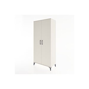 Hyperion Dolap 3 Raflı 2 Kapaklı Tek Askılı 88x44x195 Aytaşı-aytaşı