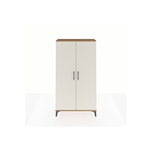 Arges Dolap 2 Raflı Kapaklı Tek Askılı 88x30x163 Çam-aytaşı