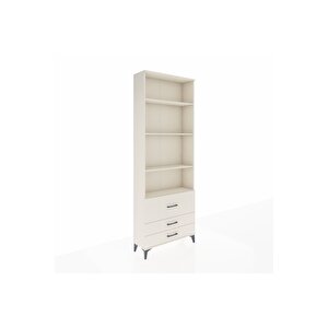 Arges Dolap 4 Raflı 3 Çekmeceli 88x30x243 Aytaşı-aytaşı