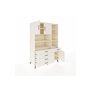 Kronos Dolap 9 Raflı 5 Çekmeceli 3 Kapaklı 132x59x195 Aytaşı-aytaşı/aytaşı