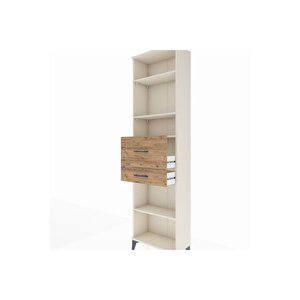 Arges Dolap 4 Raflı 2 Çekmeceli 60x30x221 Aytaşı-çam