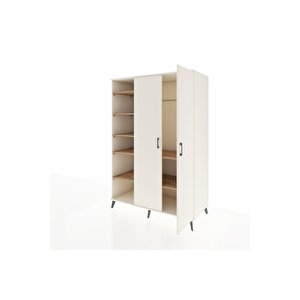 Kronos Dolap 7 Raflı 2 Kapaklı Tek Askılı 132x59x195 Aytaşı-aytaşı/çam