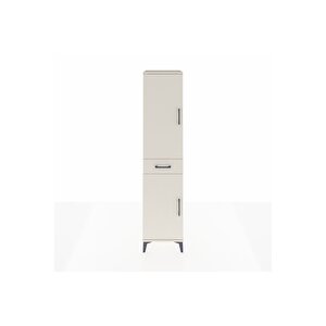 Hyperion Dolap 4 Raflı Tek Çekmeceli 2 Kapaklı 44x44x195 Aytaşı-aytaşı
