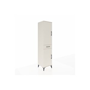 Hyperion Dolap 4 Raflı Tek Çekmeceli 2 Kapaklı 44x44x195 Aytaşı-aytaşı