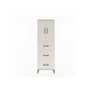 Hyperion Dolap 2 Raflı 3 Çekmeceli 2 Kapaklı 60x44x182 Aytaşı-aytaşı