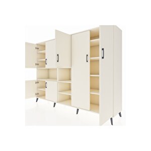 Hyperion Dolap 13 Raflı 7 Kapaklı 220x44x163 Aytaşı-aytaşı