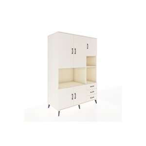 Kronos Dolap 9 Raflı 3 Çekmeceli 5 Kapaklı 132x59x195 Aytaşı-aytaşı/aytaşı