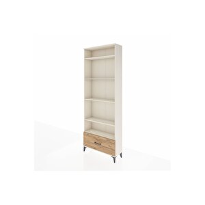 Arges Dolap 5 Raflı Tek Çekmeceli 88x30x243 Aytaşı-çam