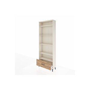 Arges Dolap 5 Raflı Tek Çekmeceli 88x30x243 Aytaşı-çam