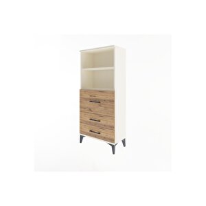 Arges Dolap 2 Raflı 3 Çekmeceli 60x30x134 Aytaşı-çam