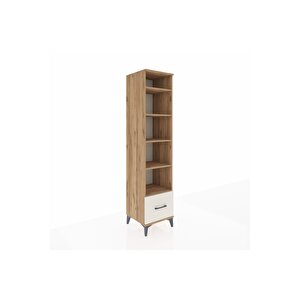 Hyperion Dolap 5 Raflı Tek Çekmeceli 44x44x195 Çam-aytaşı