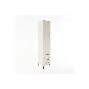 Hyperion Dolap 4 Raflı 3 Çekmeceli Tek Kapaklı 44x44x221 Aytaşı-aytaşı