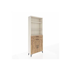 Arges Dolap 4 Raflı 2 Çekmeceli 2 Kapaklı 88x30x221 Aytaşı-çam