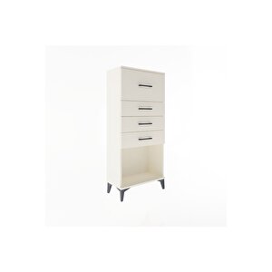 Arges Dolap 4 Çekmeceli 60x30x134 Aytaşı-aytaşı
