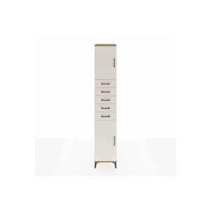 Hyperion Dolap 3 Raflı 5 Çekmeceli 2 Kapaklı 44x44x243 Çam-aytaşı