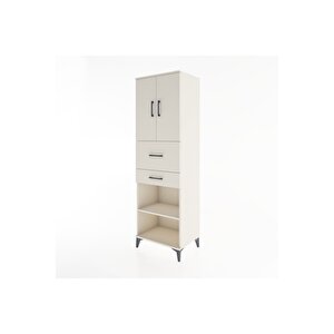 Hyperion Dolap 4 Raflı 2 Çekmeceli 2 Kapaklı 60x44x195 Aytaşı-aytaşı