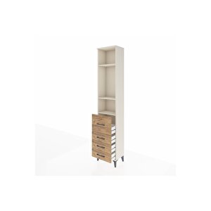 Arges Dolap 3 Raflı 4 Çekmeceli 44x30x221 Aytaşı-çam