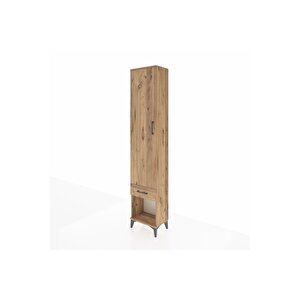 Arges Dolap 2 Raflı Tek Çekmeceli Tek Askılı 44x30x221 Çam-çam