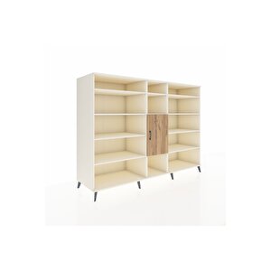 Kronos Dolap 12 Raflı Tek Kapaklı  220x59x163 Aytaşı-çam/aytaşı