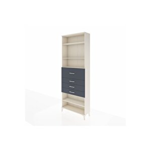 Arges Dolap 4 Raflı 4 Çekmeceli 88x30x243 Aytaşı-antrasit