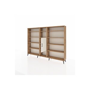 Arges Dolap 12 Raflı Tek Kapaklı  220x30x163 Çam-aytaşı/çam