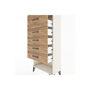 Hyperion Dolap 5 Çekmeceli 60x44x134 Aytaşı-çam