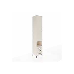 Hyperion Dolap 3 Raflı 3 Çekmeceli Tek Kapaklı 44x44x243 Aytaşı-aytaşı