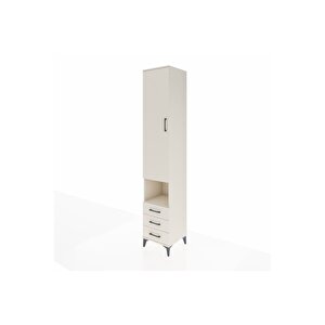 Hyperion Dolap 3 Raflı 3 Çekmeceli Tek Kapaklı 44x44x243 Aytaşı-aytaşı