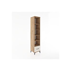 Hyperion Dolap 5 Raflı Tek Çekmeceli 44x44x221 Çam-aytaşı