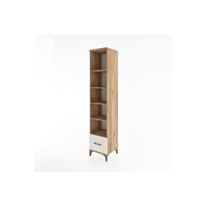 Hyperion Dolap 5 Raflı Tek Çekmeceli 44x44x221 Çam-aytaşı