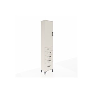 Arges Dolap 2 Raflı 5 Çekmeceli Tek Askılı 44x30x221 Aytaşı-aytaşı